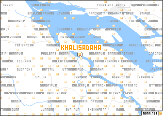 map of Khalisādaha