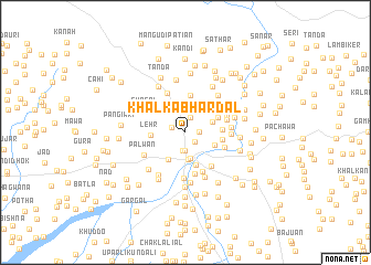 map of Khalka Bhardāl