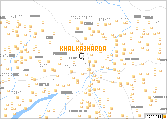 map of Khalka Bhārda