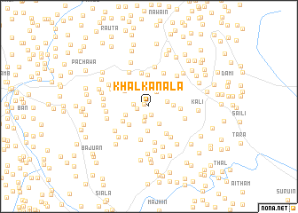 map of Khalkānāla