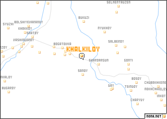map of Khal-Kiloy