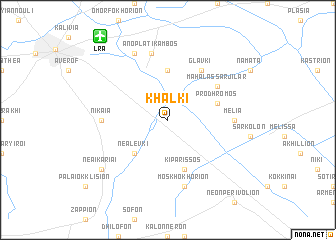 map of Khálki