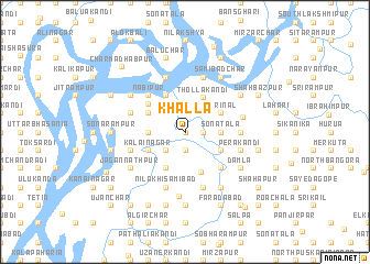 map of Khālla