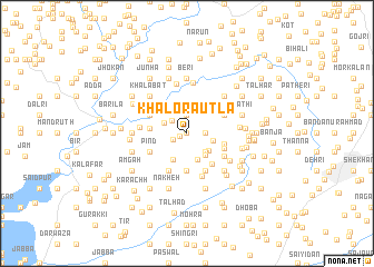 map of Khalora Utla