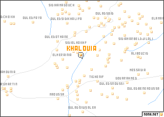 map of Khalouia
