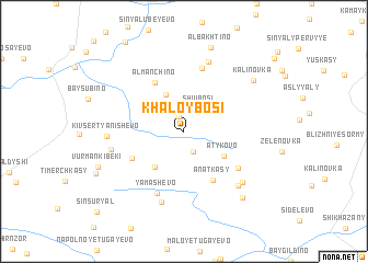 map of Khaloy-Bosi