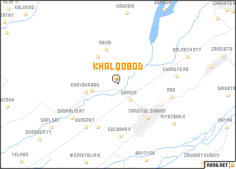 map of Khalqobod