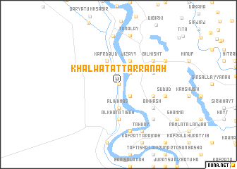 map of Khalwat aţ Ţarrānah