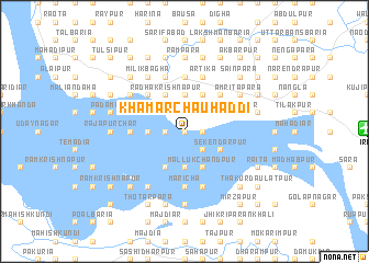 map of Khāmār Chauhaddi