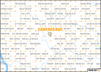 map of Khāmārgaon
