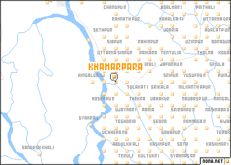 map of Khāmārpāra