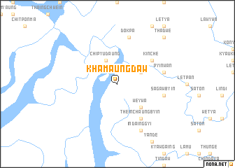 map of Khamaungdaw