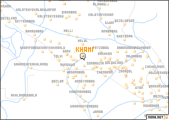 map of Khāmī
