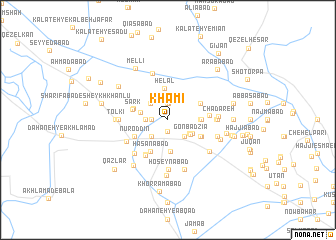 map of Khāmī