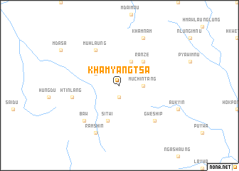 map of Khamyangtsa