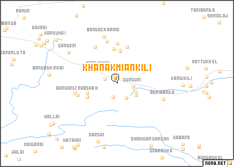 map of Khanak Miān Kili