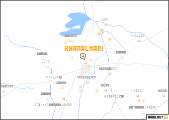 map of Khānal Māri