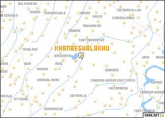 map of Khān Begwāla Khu