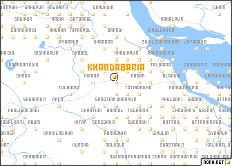 map of Khandabāria