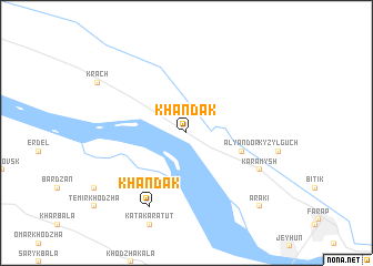 map of Khandak