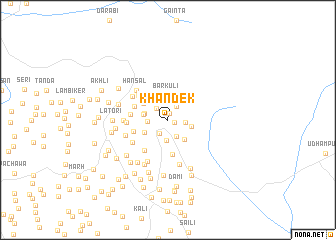 map of Khandek