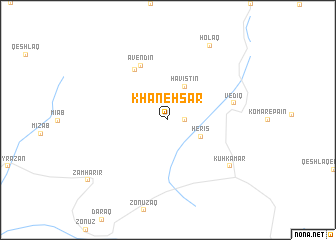 map of Khāneh Sar