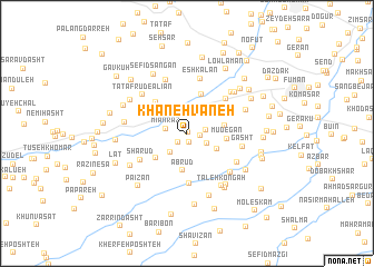 map of Khāneh Vāneh