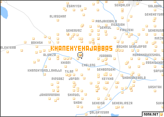 map of Khāneh-ye Ḩāj ‘Abbās