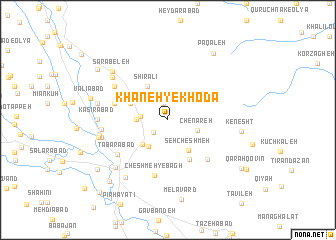 map of Khāneh-ye Khodā