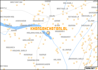 map of Khāngāh Chatanlāl