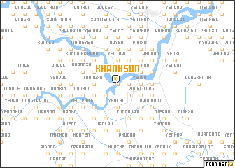 map of Khanh Sơn