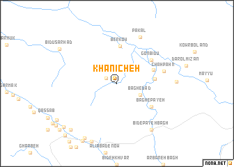 map of Khānīcheh