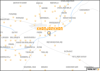 map of Khanjar Khān
