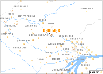 map of Khanjar