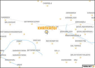 map of Khān Kandī