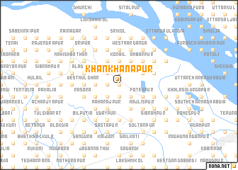 map of Khānkhānāpur