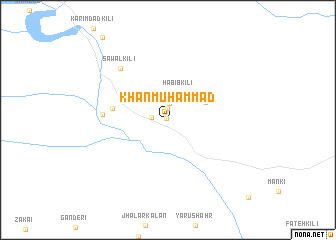 map of Khān Muhammad