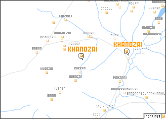 map of Khānozai