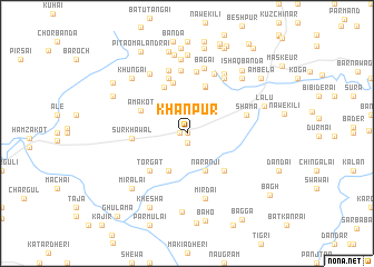 map of Khānpur