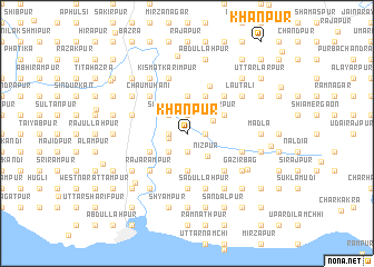 map of Khānpur