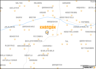 map of Khānqāh