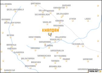 map of Khānqāh