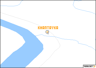 map of Khantayka