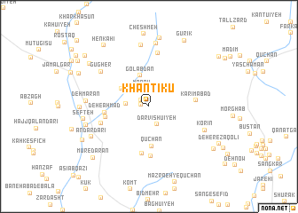 map of Khāntīkū