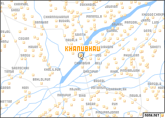 map of Khānu Bhāu