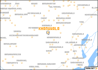 map of Khanuwāla