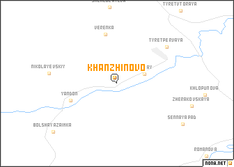 map of Khanzhinovo