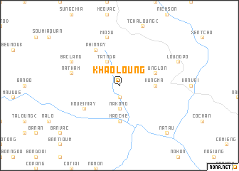 map of Khao Loung