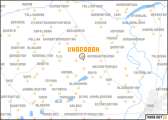 map of Kharābah