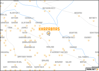 map of Kharāb Nās